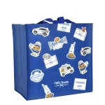 Branded Custom Full-Color Laminated Non-Woven Promotional Tote Bag14"x14"x9"