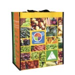 Branded Custom Full-Color Double Laminated Woven Promotional Tote Bag 13"x15"x8