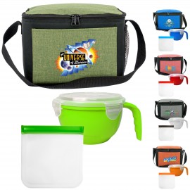 Ridge Cooler Nested Noodle & Sandwich Set with Logo