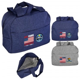 Customized Handy Heathered Lunch Cooler