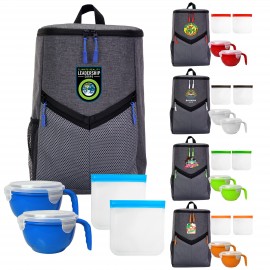 Customized Victory Noodle & Sandwich Cooler Backpack Set