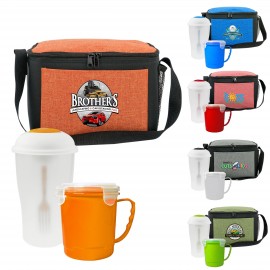 Logo Imprinted Ridge Soup & Salad Cooler Set