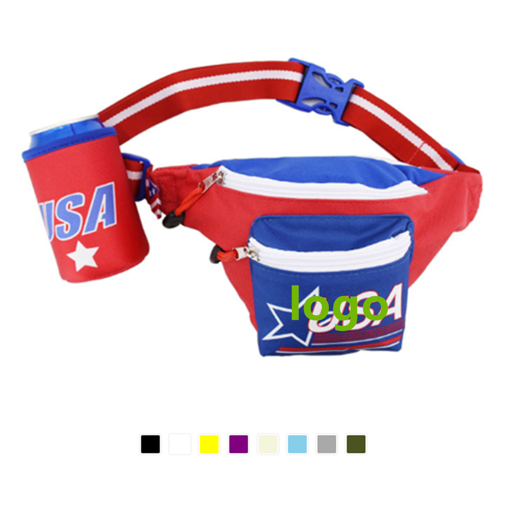 Custom Printed Outdoor Running Waist Bag Fanny Pack With Cooler Custom Printed Outdoor Running Waist Bag Fanny Pack With Cooler