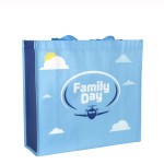 Promotional Custom Full-Color Laminated Non-Woven Promotional Tote Bag 16.5"x15.375"x 6"