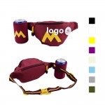 Custom Printed Waterproof Waist Bag Fanny Pack With Can Cooler