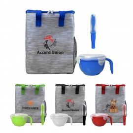 Noodle and Cutlery Tote Set with Logo