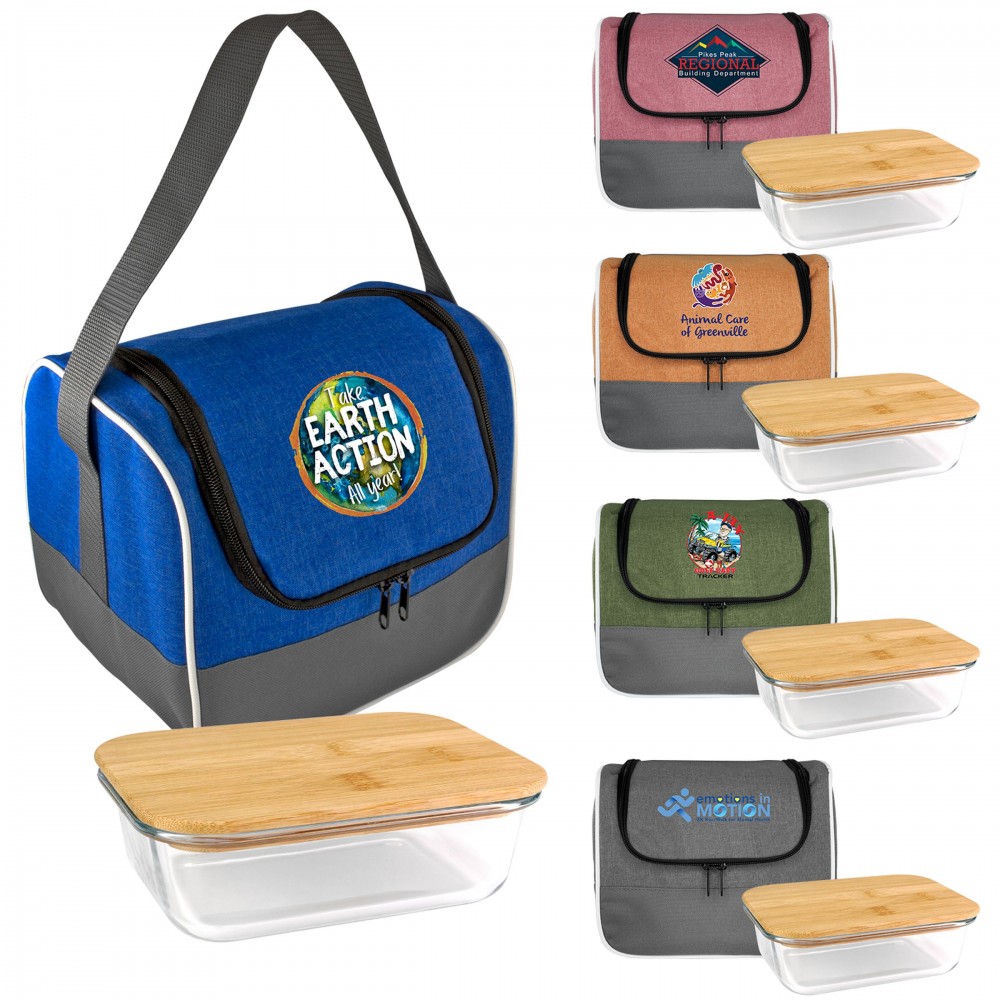 Ridge Cooler Bamboo Set with Logo Ridge Cooler Bamboo Set with Logo