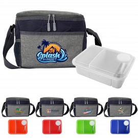 Logo Branded Quilted On The Go Lunch Set