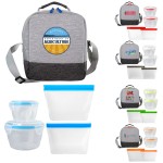Logo Imprinted Bay Handy Nested Seal Tight Bagged Lunch Kit