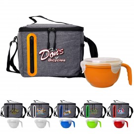 Noodle Oval Cooler Lunch Set with Logo