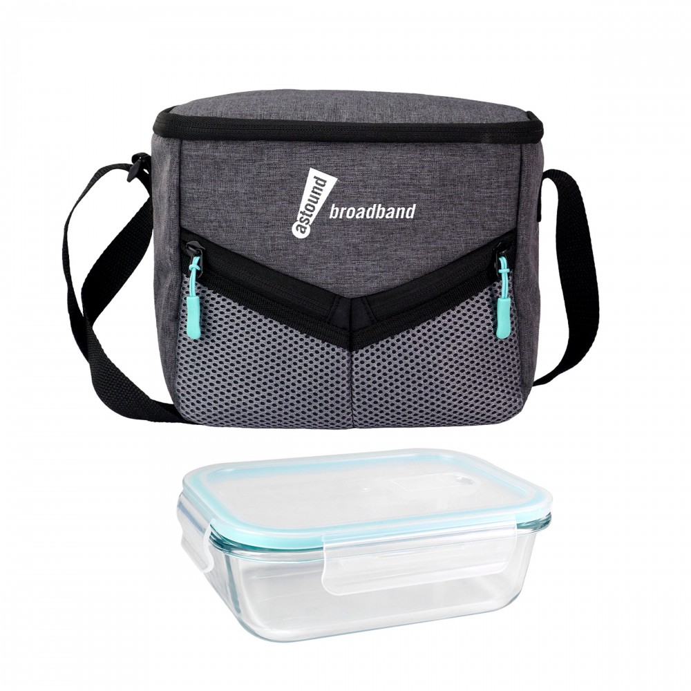 Victory Glass Lunch Cooler with Logo