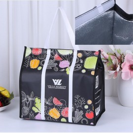 Branded Hot Cold Thermal Tote Bag With Cooler Section  Branded Hot Cold Thermal Tote Bag With Cooler Section