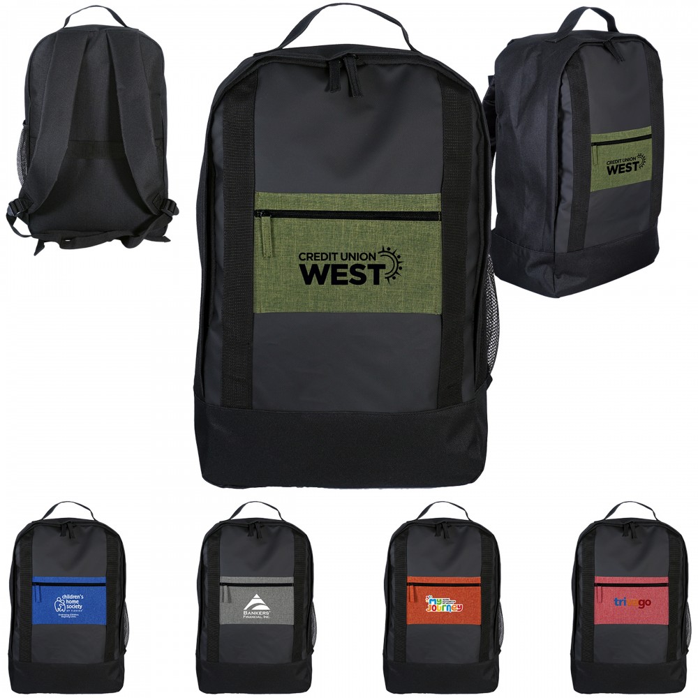 Custom Printed Ridge Pocket Backpack Custom Printed Ridge Pocket Backpack