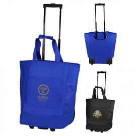 Versatile Rolling Cooler with Logo
