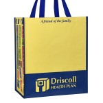 Branded Custom Full-Color Laminated Woven Promotional Tote Bag13"x15"x8"