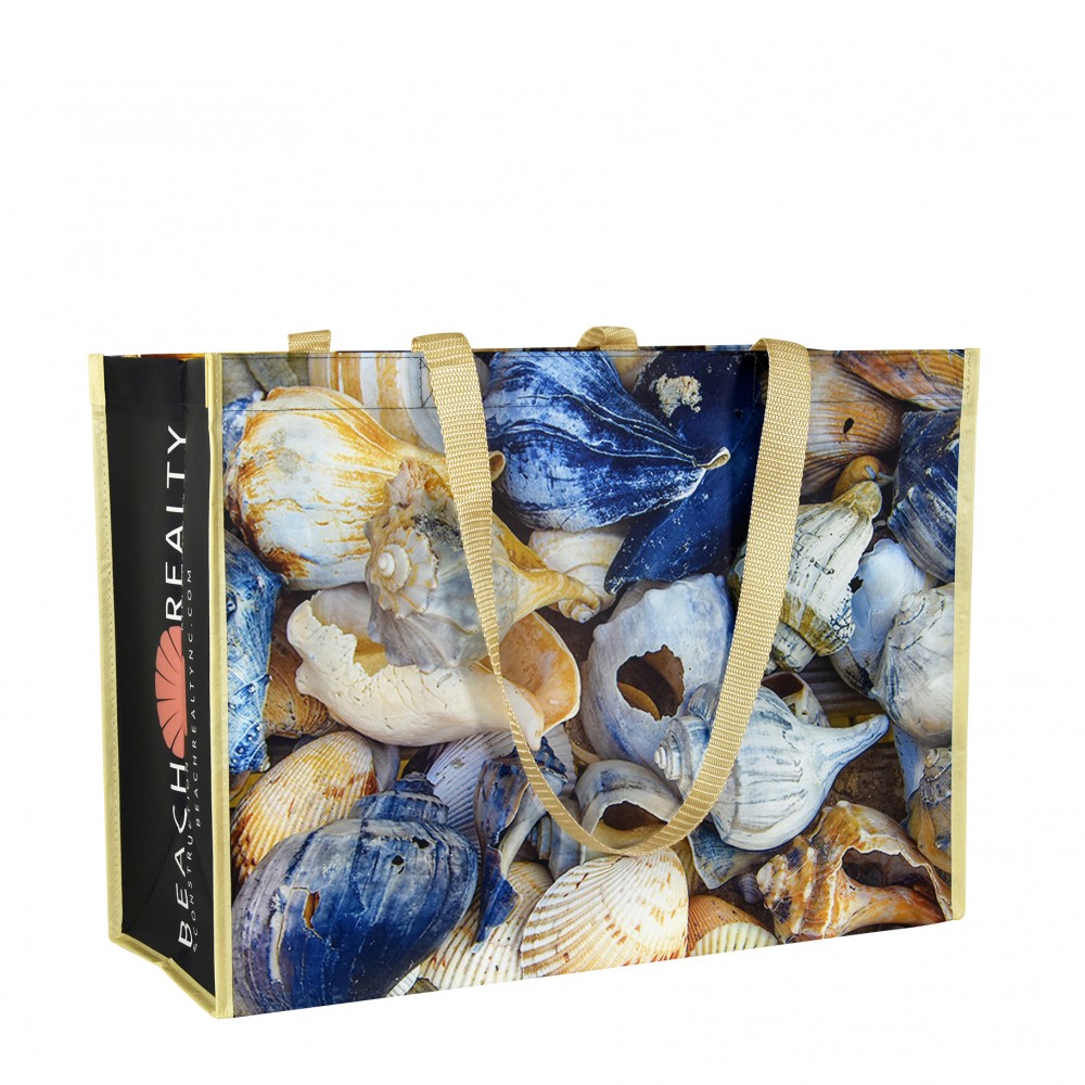 Custom Printed Custom Full-Color Laminated Non-Woven Promotional Tote Bag 18"x13"x7.5" Custom Printed Custom Full-Color Laminated Non-Woven Promotional Tote Bag 18"x13"x7.5"