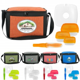 Ridge Chilled Portion Control and Cutlery Set with Logo