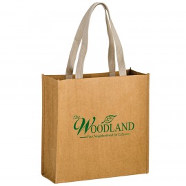 Custom Printed TIDAL WAVE - Washable Kraft Paper Tote Bag w/ Web Handle (13"x5"x13")  Custom Printed TIDAL WAVE - Washable Kraft Paper Tote Bag w/ Web Handle (13"x5"x13")
