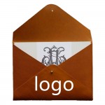 Leather Flip Cover Document Bag Envelope Case Custom Imprinted
