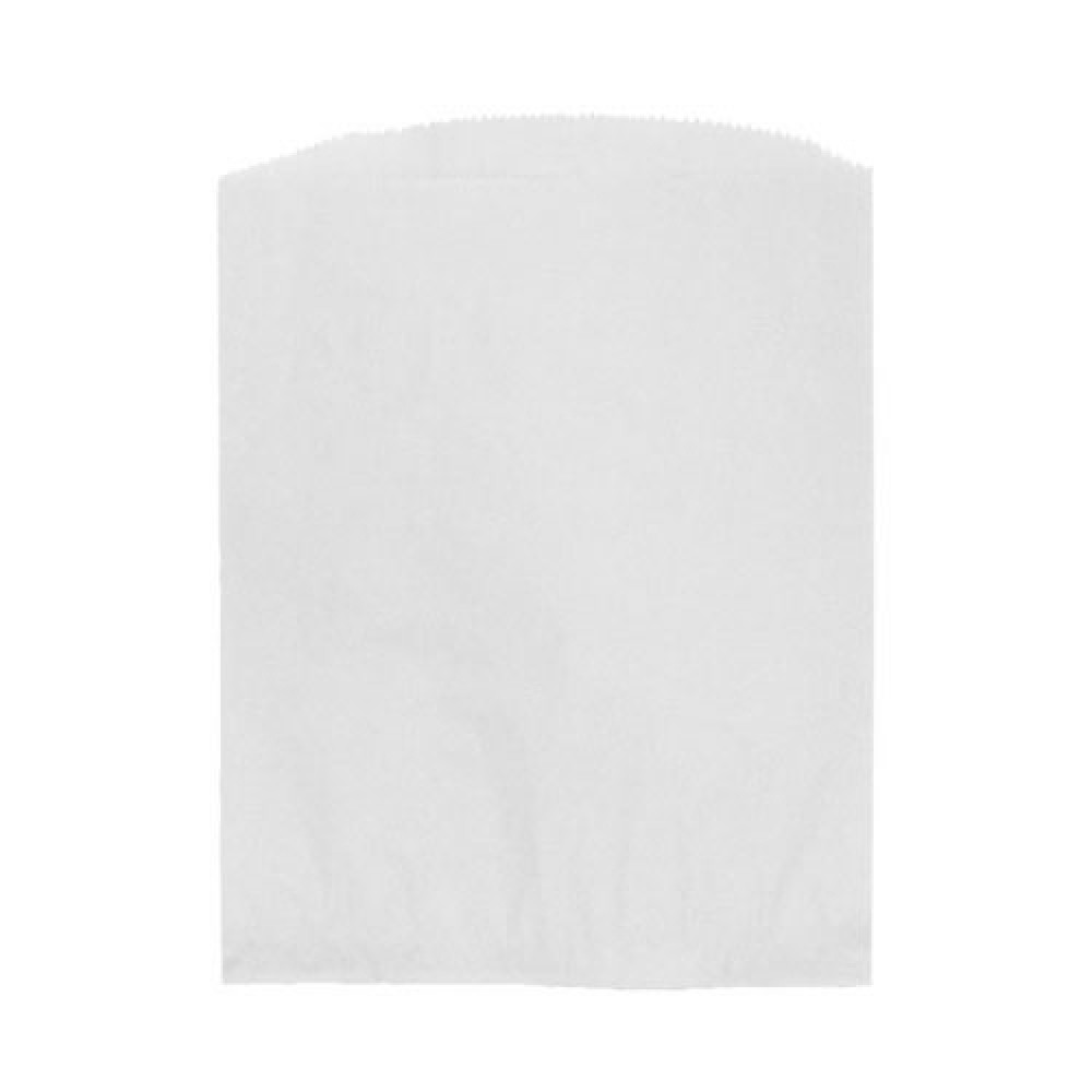 White Kraft Paper Merchandise Bag (8.5"x11") Custom Imprinted