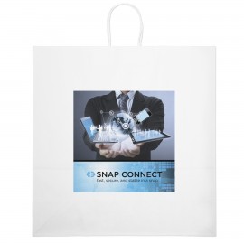 Duke White Shopper (Chromatic) Custom Imprinted  Duke White Shopper (Chromatic) Custom Imprinted