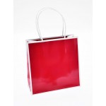 Small Sophie Eurotote Shopping Bag (7"x3"x7") (Red) Custom Printed