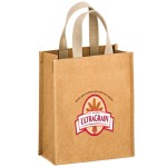 Custom Printed CYCLONE - Washable Kraft Paper Tote Bag w/ Web Handle (8"x4"x10") - EV