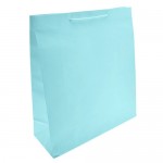 Custom Imprinted Euro Tint Tote Bag (16"x6"x18") (Robins Egg Blue)