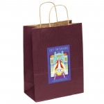 Logo Imprinted Dorothy Matte Shopper Bag (Brilliance- Matte Shopper)