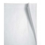 White Kraft Paper Merchandise Bag (12"x3"x18") Custom Printed