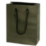 Premium Cotton Twill Handle Eurototes (4.5"x 4.5"x15") (Ink Printed) (Black) Custom Imprinted