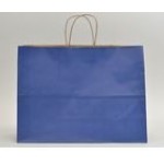 Custom Imprinted Solid Tint on Kraft Parade Blue Bag (16"x6"x12")