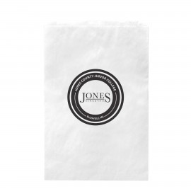 White Kraft Paper Merchandise Bag (14"x3"x21") Custom Printed  White Kraft Paper Merchandise Bag (14"x3"x21") Custom Printed