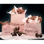 Ice Collection Pink Ice Shopping Bag (8"x4.5"x10.25") Custom Imprinted