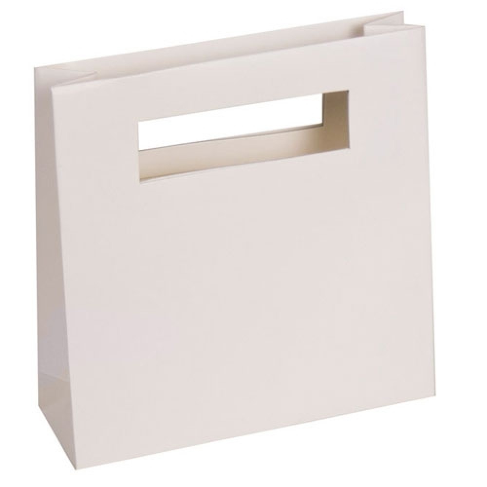 Custom Imprinted Hot Stamped Die Cut Eurotote Bags (5.75"x1.75"x5.75") Rectangle Handle Custom Imprinted Hot Stamped Die Cut Eurotote Bags (5.75"x1.75"x5.75") Rectangle Handle