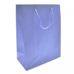 Logo Imprinted Euro Tint Tote Bag (10"x5"x13") (Periwinkle)