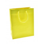 Custom Printed Matte Finish Eurotote Bag (8"x4"x10") (Yellow)