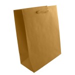 Custom Imprinted Premium Cotton Twill Handle Eurototes (10"x5"x13") (Ink Printed) (Kraft)