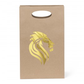 Donna Eco Die Cut Shoppers (Foil) Logo Imprinted