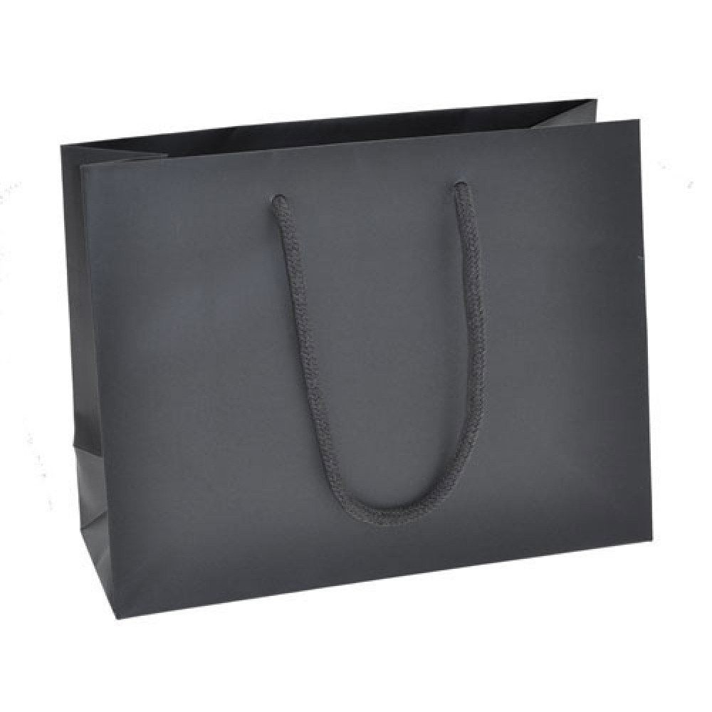 Colored Matte Finish Eurotote Bag (9"x3 1/4"x7") (Chocolate Brown) Custom Printed Colored Matte Finish Eurotote Bag (9"x3 1/4"x7") (Chocolate Brown) Custom Printed