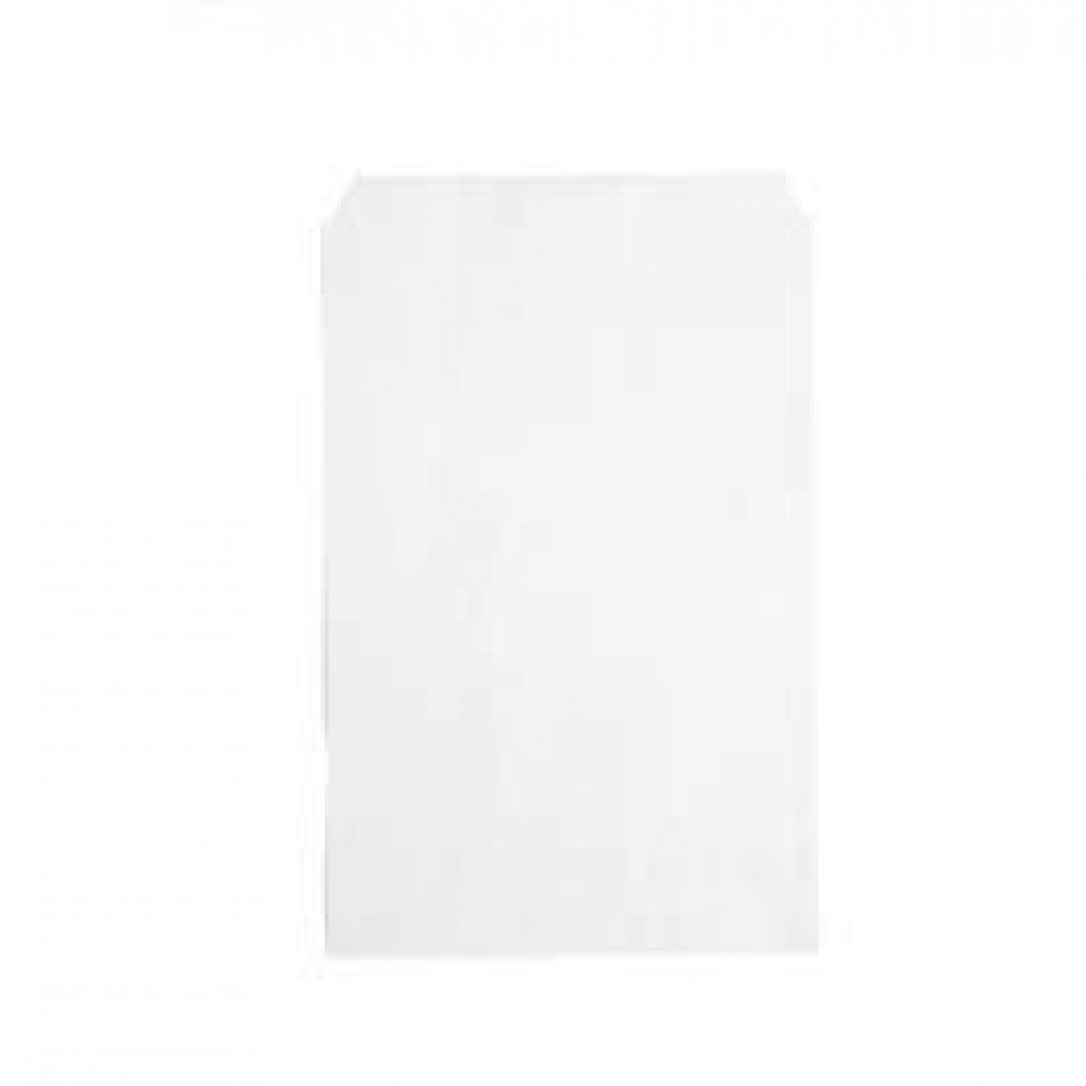 White Kraft Paper Merchandise Bag (6 1/4" x 9 1/4") Logo Imprinted