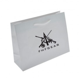 2 COLOR PRINT MATTE EUROTOTE 9"x3 1/2"x7" Logo Imprinted