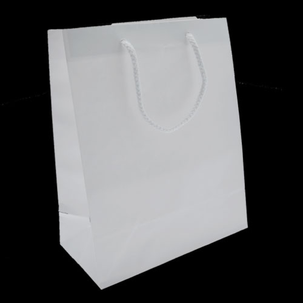 Custom Printed Aubrey Collection Eurotote Bag (8"x4"x10") (White) Custom Printed Aubrey Collection Eurotote Bag (8"x4"x10") (White)