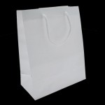 Custom Printed Aubrey Collection Eurotote Bag (8"x4"x10") (White)