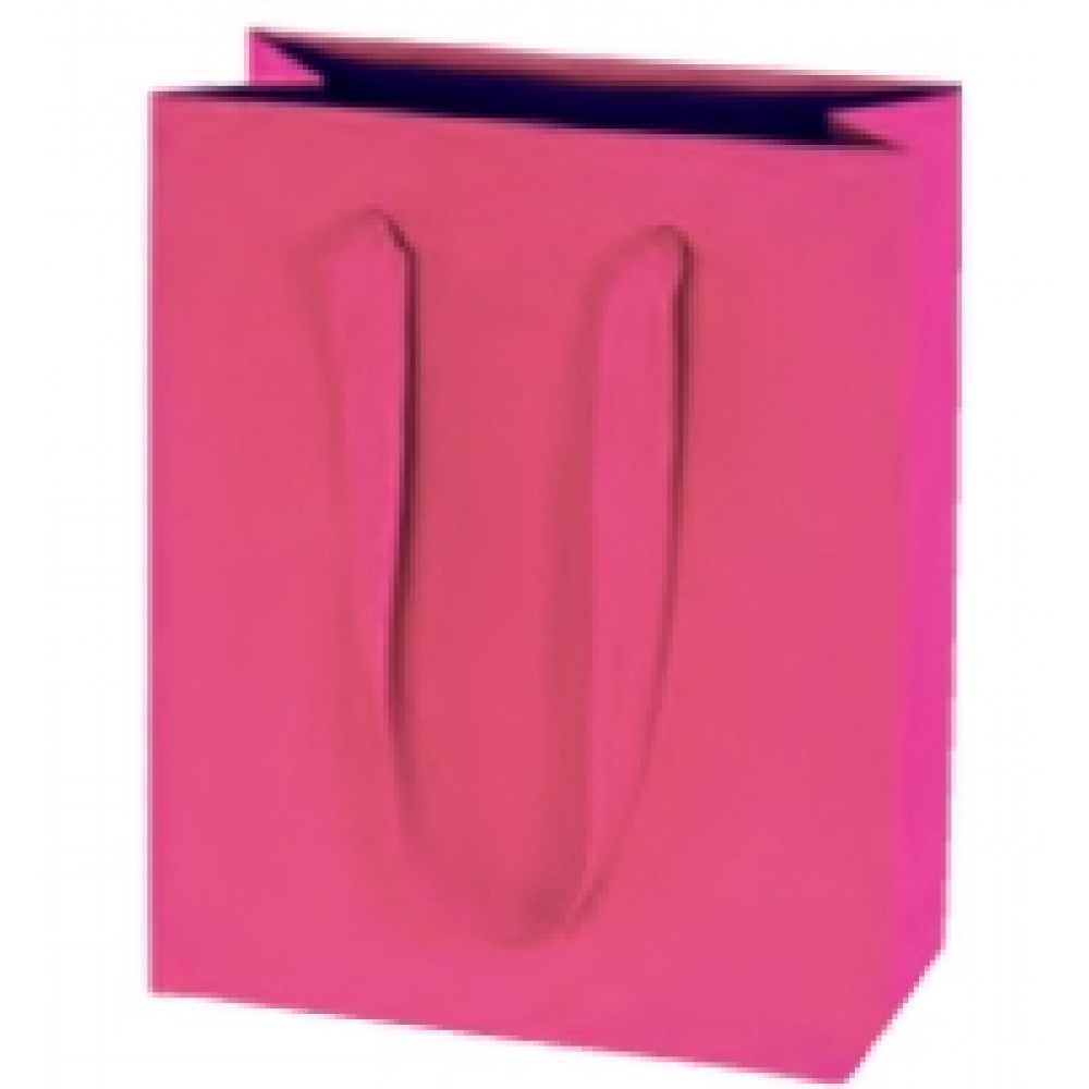 Custom Imprinted Premium Cotton Twill Handle Eurototes (10"x5"x13") (Hot Stamped) (Fuchsia Pink) Custom Imprinted Premium Cotton Twill Handle Eurototes (10"x5"x13") (Hot Stamped) (Fuchsia Pink)