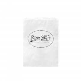 Custom Imprinted White Kraft Paper Merchandise Bag (8 1/2"x11")  Custom Imprinted White Kraft Paper Merchandise Bag (8 1/2"x11")