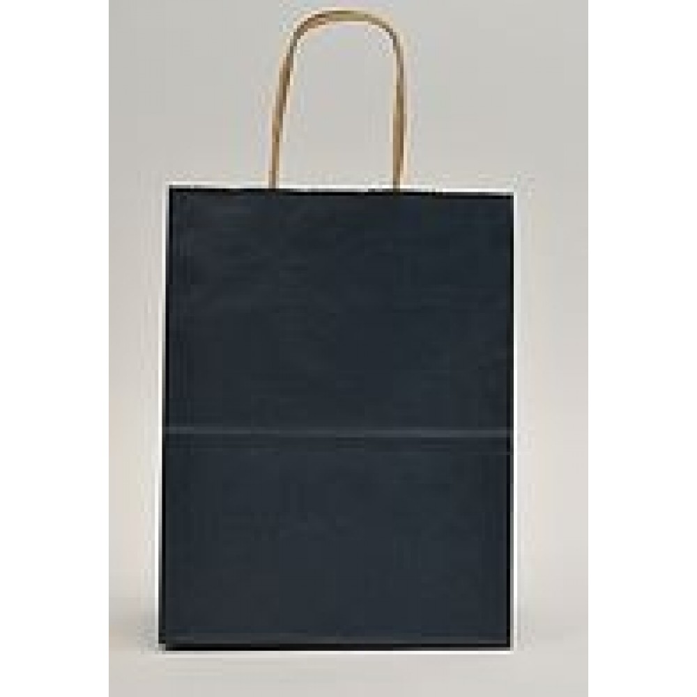 Solid Tint on Kraft Navy Blue Bag (5.25"x3.5"x8.875") Custom Printed