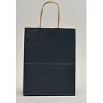 Solid Tint on Kraft Navy Blue Bag (5.25"x3.5"x8.875") Custom Printed
