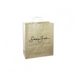 Natural Kraft Custom Paper Shopping Bags (16"x6"x19") Logo Imprinted