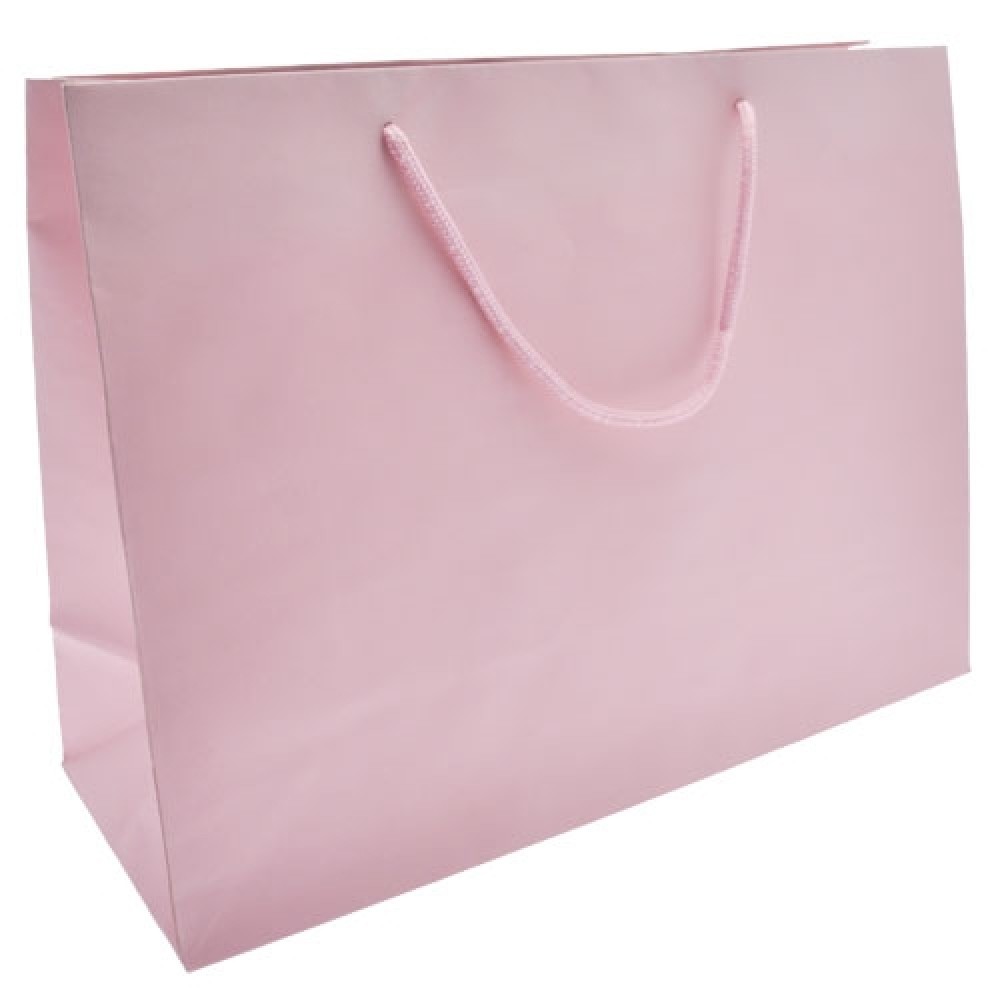 Euro Tint Tote Bag (16"x6"x12") (Rose) Custom Imprinted Euro Tint Tote Bag (16"x6"x12") (Rose) Custom Imprinted